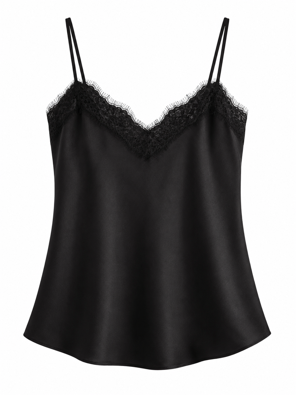 Top lencero satinado